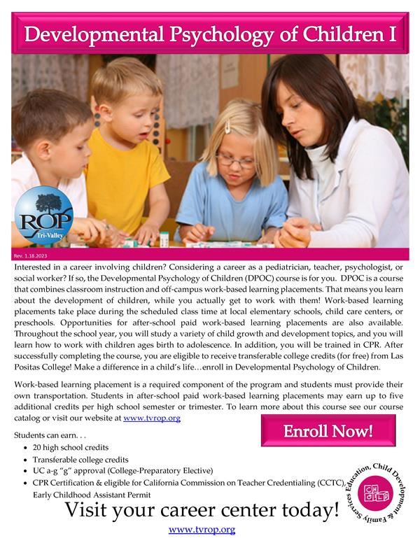 Click link for course information flyer